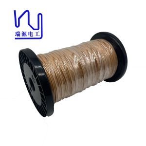 China Class B / F Triple Insulated Wire Copper Litz Wire Self Bonding 24 Awg on sale