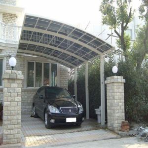 China Car Shade Green 2mm Polycarbonate Porch Canopy on sale