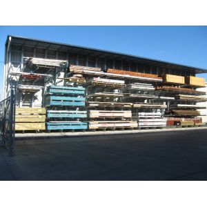 Double Side Column S235JR Cantilever CE Tubular Radio Shuttle Racking