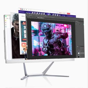 Cheap 2025 21.5 All In One Pc Office Desktop Intel I3 I5 I7 3rd Gen Upgrade To 11th Gen Computer Gaming Panel Pc With Webcam for sale