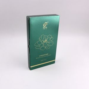 Facial Mask Cosmetic Packaging Boxes 375gsm Silver Card