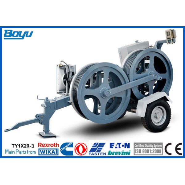 High Tension Power Line Hydraulic Cable Tensioner Stringing Machine for