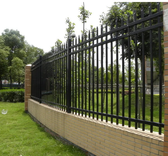 Quality 2.1mx2.4m  Residential Wrought Iron Fencing Panel Rot Proofing wholesale