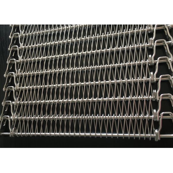 Quality Drying Oven Ss201 304 1.2mm Spiral Mesh Belt wholesale
