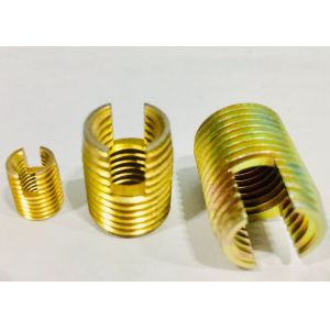 M10 M16 Carbon steel Wire Thread Insert Yellow finishing Customized Blue metal