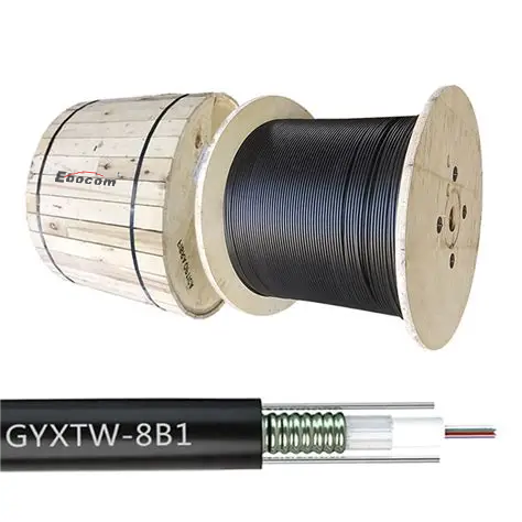 GYXTW 24 Core Central Loose Tube Armored Cable with Steel Wire Strength Member