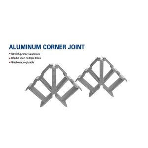 Extruded 6063-T5 Aluminium Corner Joint For Window Accessories