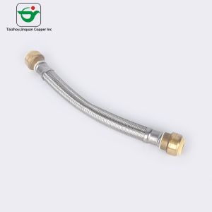Bend Easily Water Faucet Inlet 24" Flexible Brass Hose