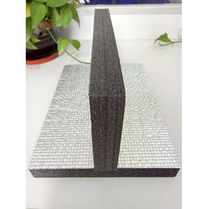 Cheap Closed Cell Foam Insulation XPE/ IXPE Backed Adhesive / Aluminum Foil For HVAC for sale