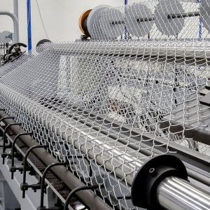 Metal Frame 5 Foot Plastic Coated Chain Link Fencing with and Low Carbon Steel