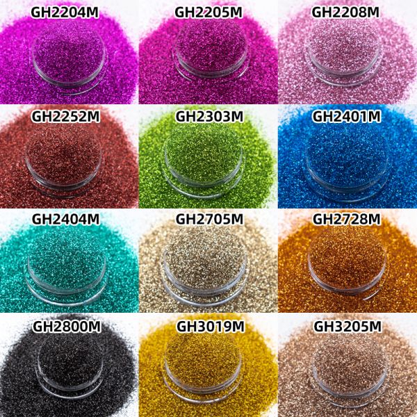Custom Colorful star Eco Friendly Face Glitter Powder For Biodegradation Leather Decoration