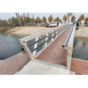 Aluminium 6061 Private Marinas Pontoon Floating Docks Customized
