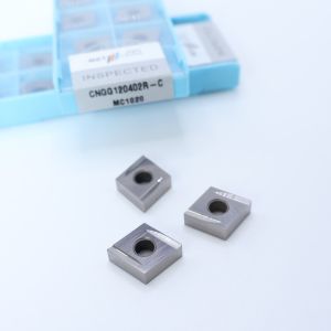 Carbon Steel Workpiece CNGG12 Cermet Turning Inserts with Uncoated Coating and C
