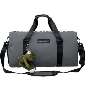 China 45L Lightweight Gym Duffle Bag Sport Gym Bag With Shoe And Wet Compartment on sale