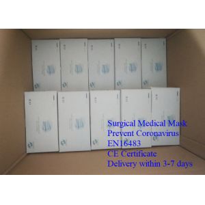 China Fliud Resistant  Earloop Face Mask , Anti Coronavirus Disposable Protective Mask on sale