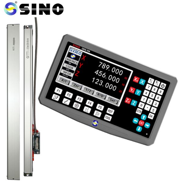 Quality Accurate 3 Axis Digital Readout Linear Scale Encoder Sino SDS6-3VA Lathe Milling DRO Set wholesale