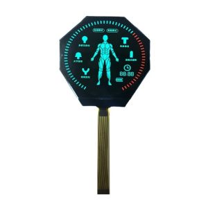 Blue Backlight LED 28x64 COG Dot Matrix LCD Display Module With FPC Interface