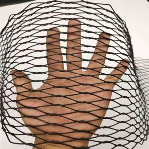 Cheap Zoo Black Oxide Wire Rope Mesh Knotted 1.2-4.0mm Cable Dia For Tiger And Monkey for sale