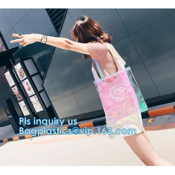 Simple leisure shopping bag PVC single shoulder bag, Shoulder Handbag Hand Tote Bag Handbags Baby Bag in Bag, handle, ca