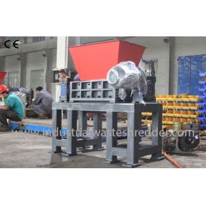 Waste Cardboard Dual Shaft Shredder , Industrial Paper Shredder Machine