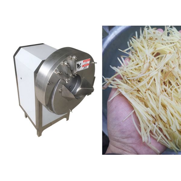 100KG/H Vegetable Processing Equipment Restaurant Ginger Garlic Shredding