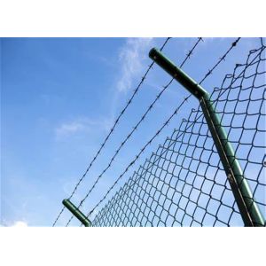 Cheap Black Color 6ft Chain Link Fence Fabric Yard Guard for sale