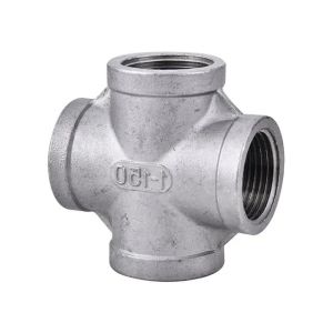 High quality galvanized malleable iron fitting in pipe fittings cross joint
