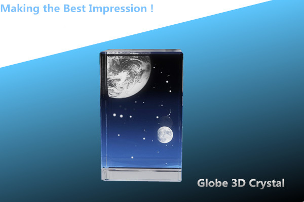 3D GLOBE CRYSTAL RECTANGLE/2D GLOBE CRYSTAL CUBE/GLOBE CRYSTAL BLOCK/3D CRYSTAL