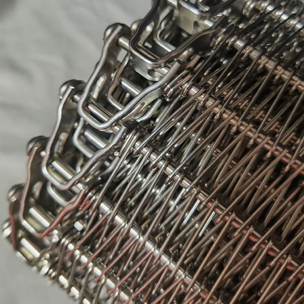 Quality 304 Stainless Steel Balance Weave Spiral Wire Mesh Chain Driven Freezer Conveyor Belt wholesale