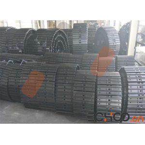 Cheap Black Hitachi Mini Digger Tracks , Excavator Track Parts Cranck Resistance for sale