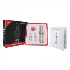 Electronic Cigarette Kangertech Dual Coil Unit Glass Atomizer Protank 3