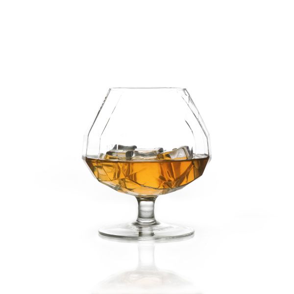 Customized Promotional Drinking Glasses 450ml Transparent Crystal