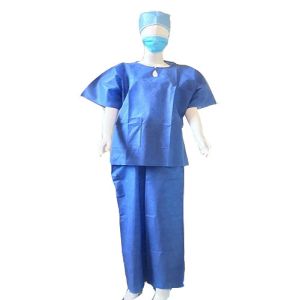 Cheap 50g/M2 Disposable Scrub Shirt for sale