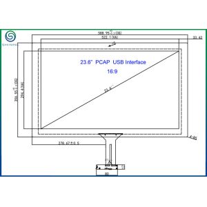 16:9 COB Type ILITEK 2302 Controller Large Industrial Touch Screen For