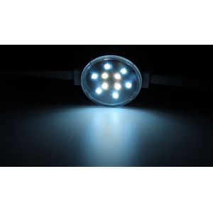 IP67 Waterproof RGB 50mm SMD3535 DMX512 Smart Pixel LED Point Lights PC Body.