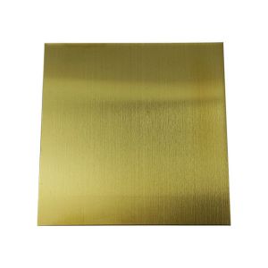 China 0.5mm Stainless Steel Decorative Sheets Gold Color Pvd Coating JIS Standard on sale