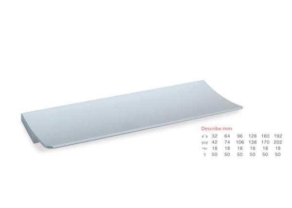 Quality Die Casting Extruded Aluminum Drawer Pulls Polishing Processed International Level wholesale