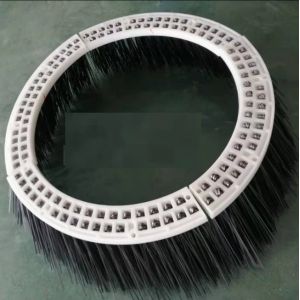 China Used for Wayne 32 Holes 4 Segments Steel Side Brushes Gutter Broom on sale