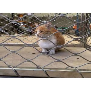 long life stainless steel rope mesh for enimal enclosure