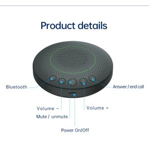 voice location Video conference microphone Wireless bluetooth microphone for