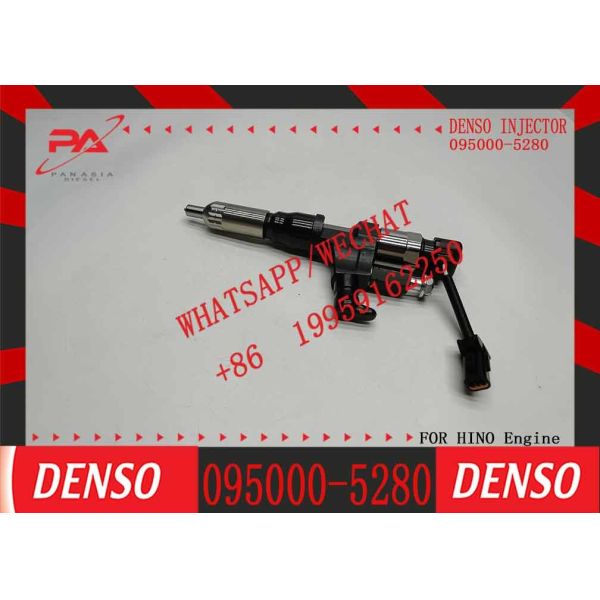 Quality Good Quality Common Rail Fuel Injector Assy 23670-E0291 095000-5280 Fits For Hino J08E Engine Kobelco Excavator wholesale