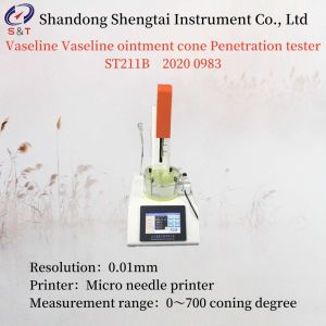0～700 Coning Degree Vaseline Automatic Cone Penetrometer Tester Resolution 0