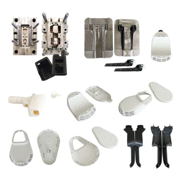 Customized Colors Plastic Injection Molded Parts in 2D/3D Drawing from Injection