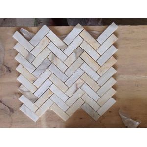 Grey Marble Mosaic Tile Modern Design Pattern / Various Color Optional