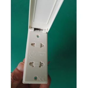 Double Shaver Electric Power Sockets For Mirror , Embedded Standard Electrical