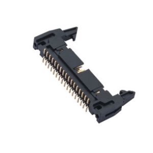 2.54mm SMT Type Small Electrical Connectors Shrouded Male Header / Straight And