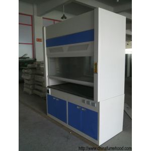 China School Lab Chemical Vent Hood 5mm Tempered Glass Window With PP Sink on sale