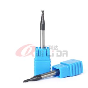 China 1/8 1/16 2mm Solid Carbide End Mill 2 Flute Side Milling Cutter General Purpose HRC50 on sale
