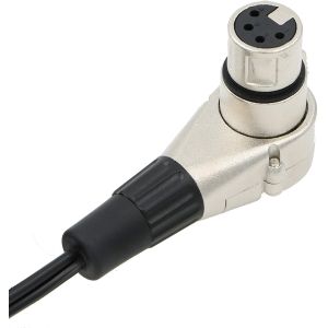 Alvin's Cables Luxury D Tap To XLR 4 Pin Female Right Angle Power Cable For ARRI