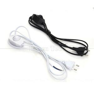 China 1.8m EU Plug ON OFF LED Dimmer Controller Adapter AC Power Extension Cord Cable for Table Lamp on sale